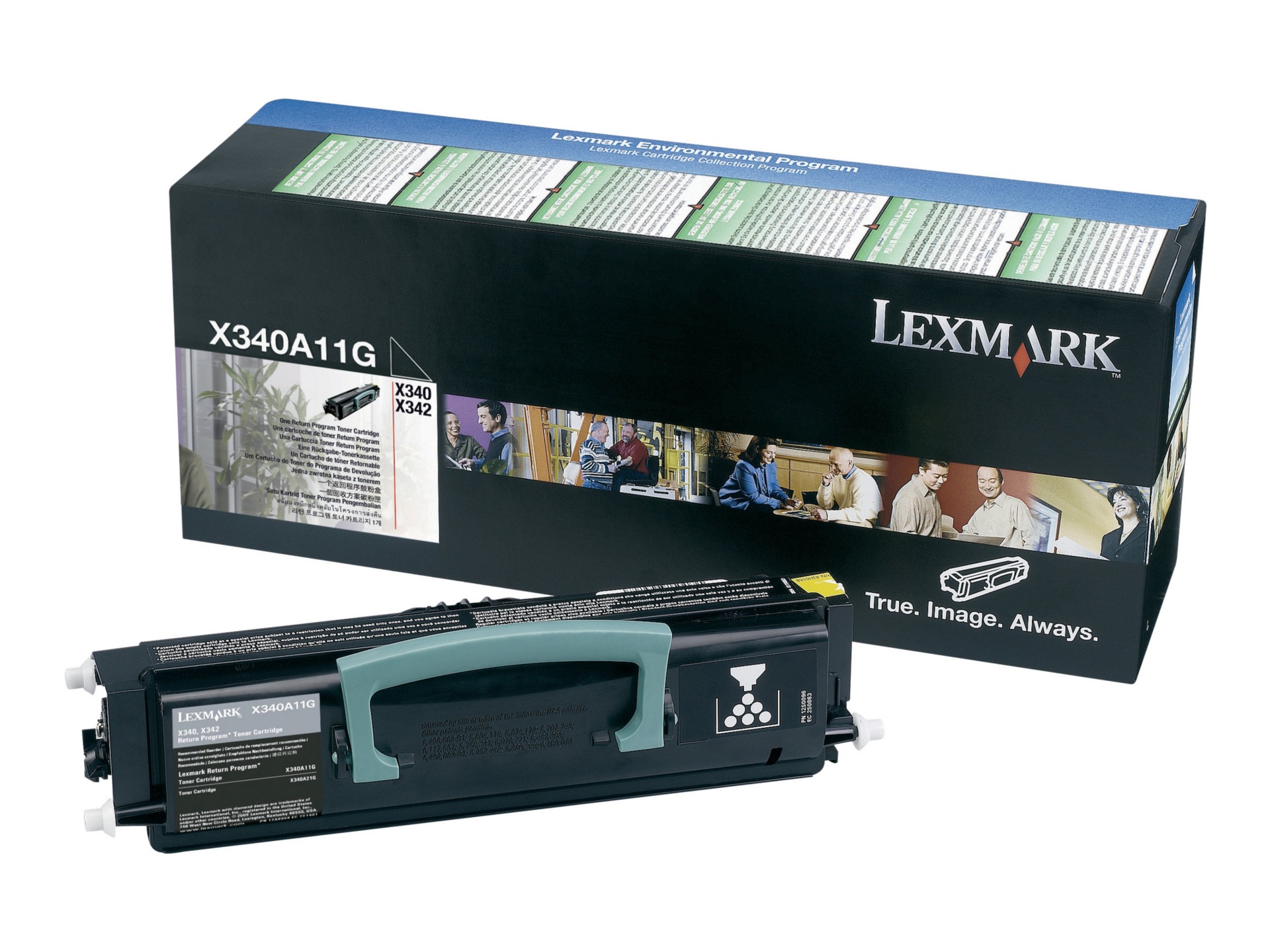 Lexmark - black - original - toner cartridge - LRP