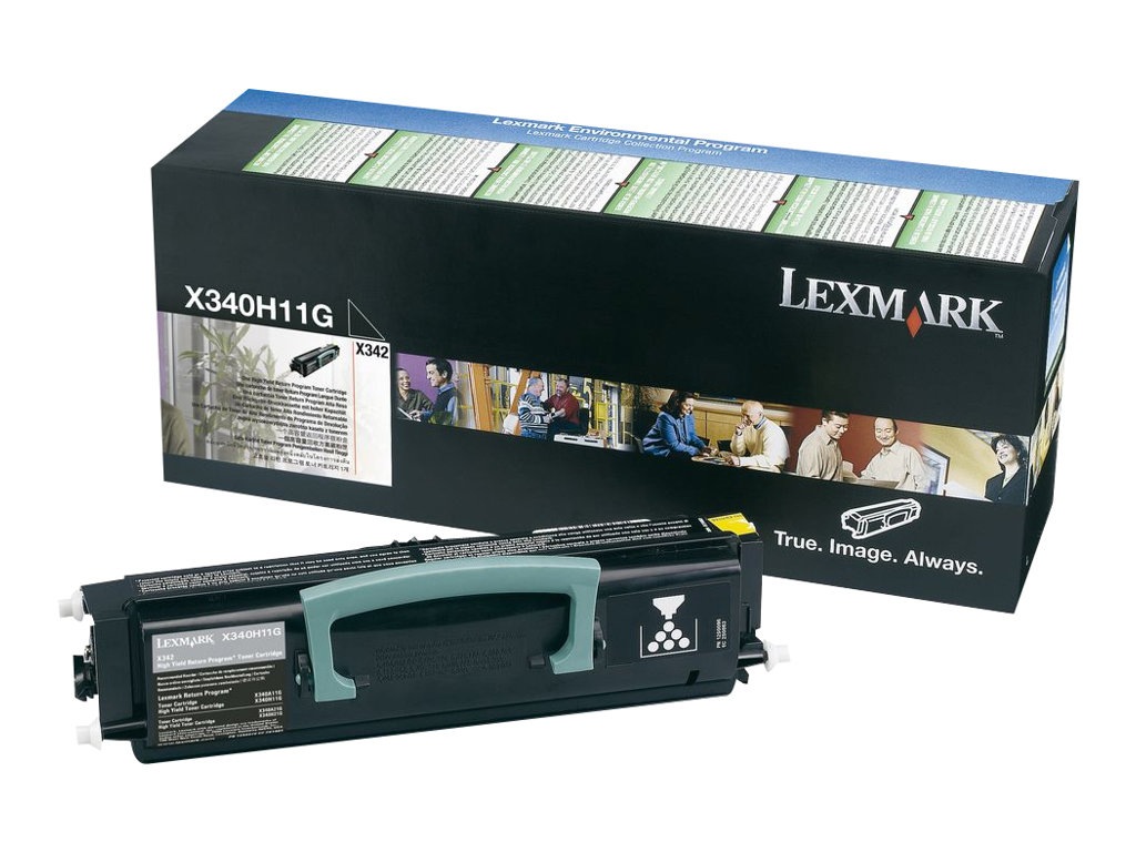 Lexmark Return Program X340H11G Hi-Yield Black Toner Cartridge