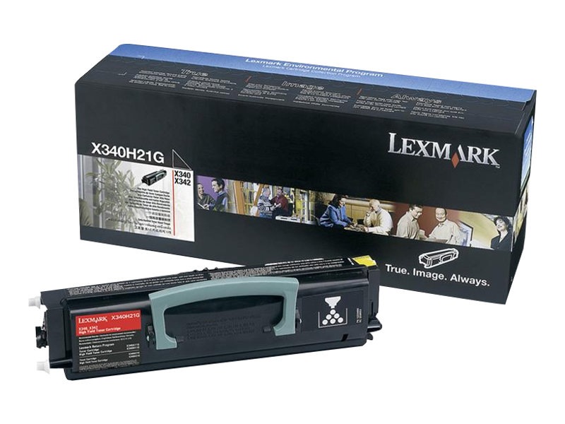 Lexmark X340H21G Hi-Yield Black Toner Cartridge