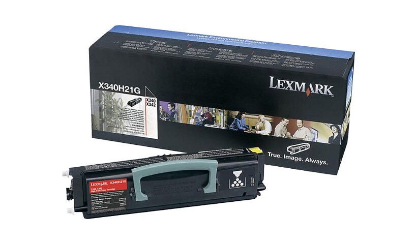 Lexmark X340H21G Hi-Yield Black Toner Cartridge