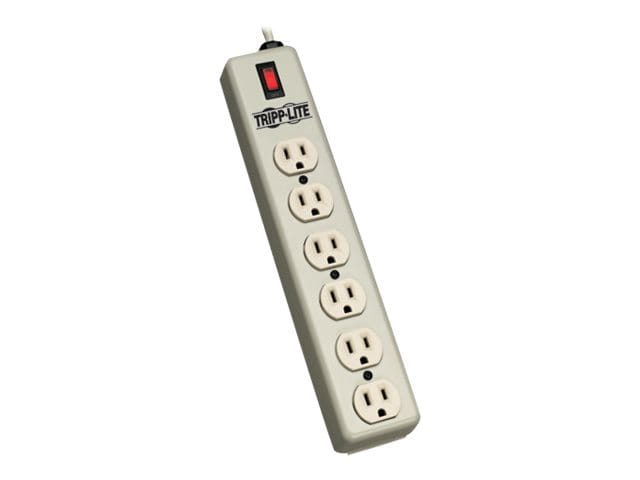 Tripp Lite Waber Power Strip Industrial 6-Outlet 5-15R 5-15P 15ft Cord