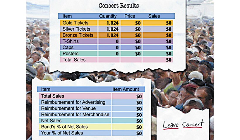 Sunburst Concert Tour Entrepreneur Network - complete package