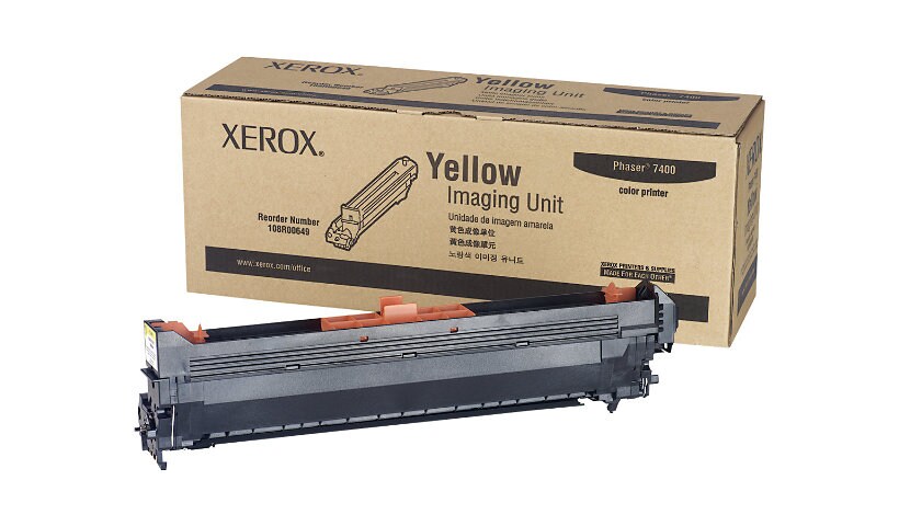 Xerox Phaser 7400 - yellow - original - printer imaging unit