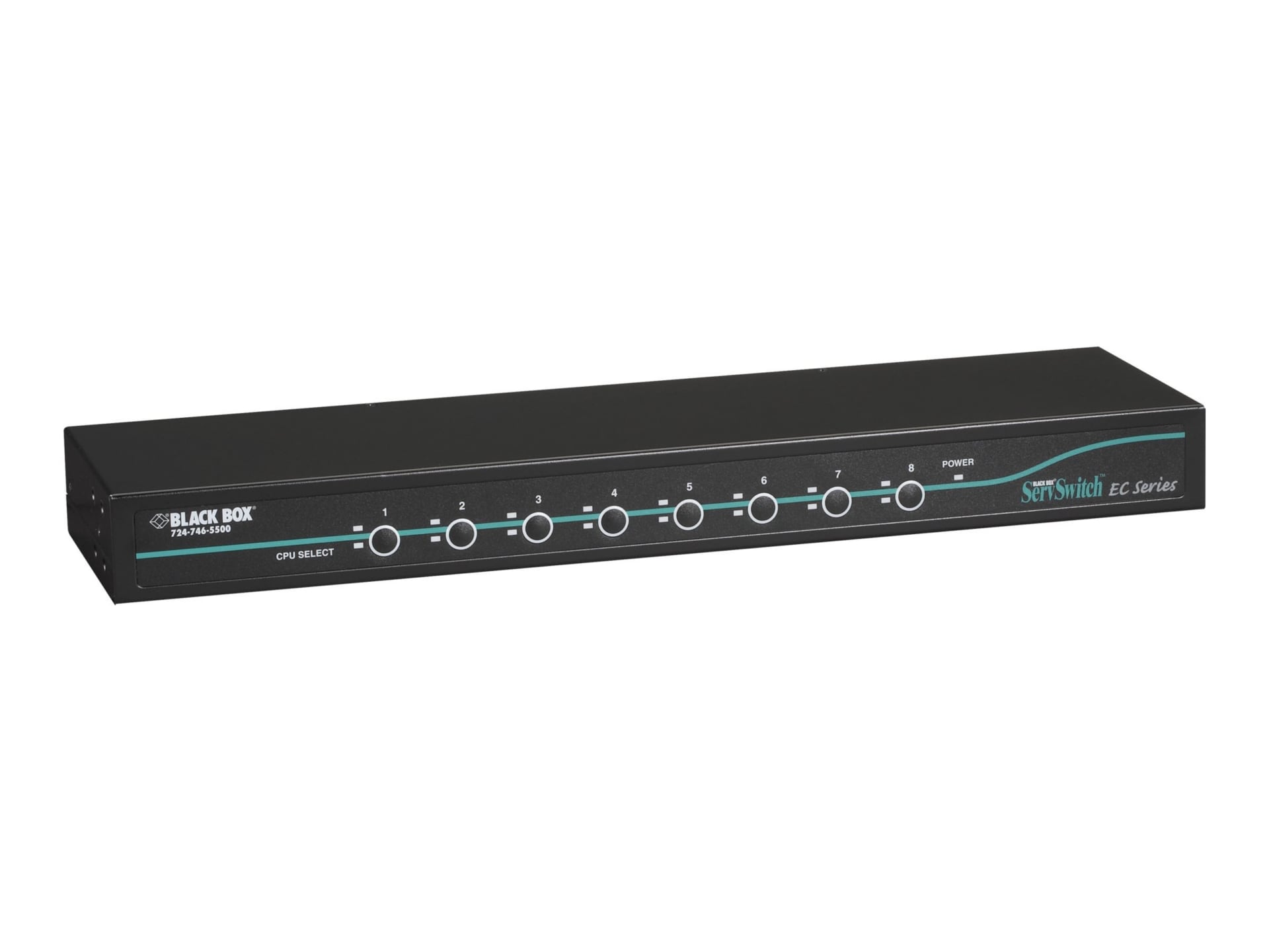 Black Box ServSwitch EC for PS/2 and USB Servers and PS/2 or USB Consoles - KVM switch - 8 ports