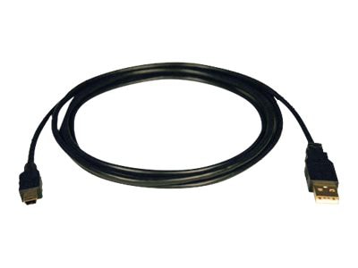 Tripp Lite 6ft USB 2.0 Hi-Speed A to 5Pin Mini-B Cable Gold M/M 6'