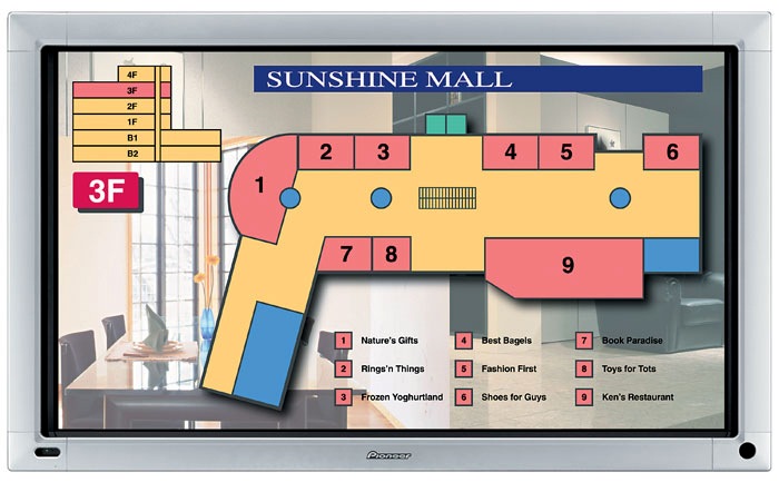 PIONEER 50" PLASMA TOUCHSCREEN OVER