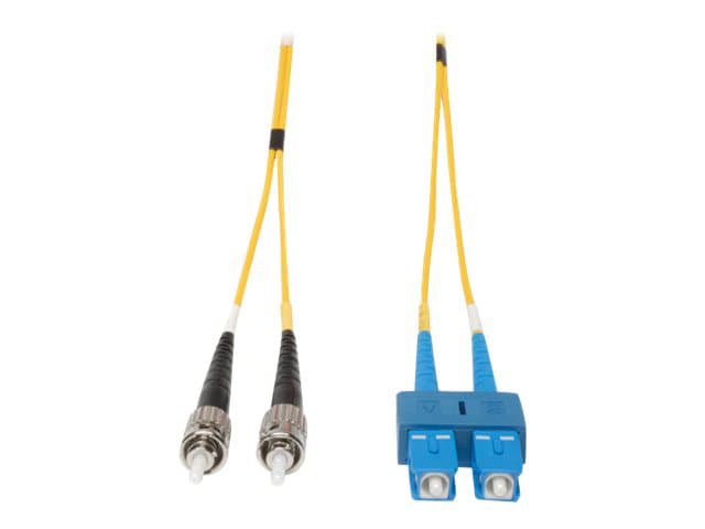 Tripp Lite 1M Duplex Singlemode 9/125 Fiber Optic Patch Cable SC/ST 3' 3ft