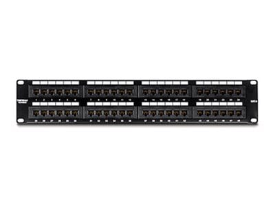 TRENDnet 48-Port Cat6 Unshielded Patch Panel, Wallmount Or Rackmount, Compa