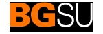 Logo of Bowling Green State University