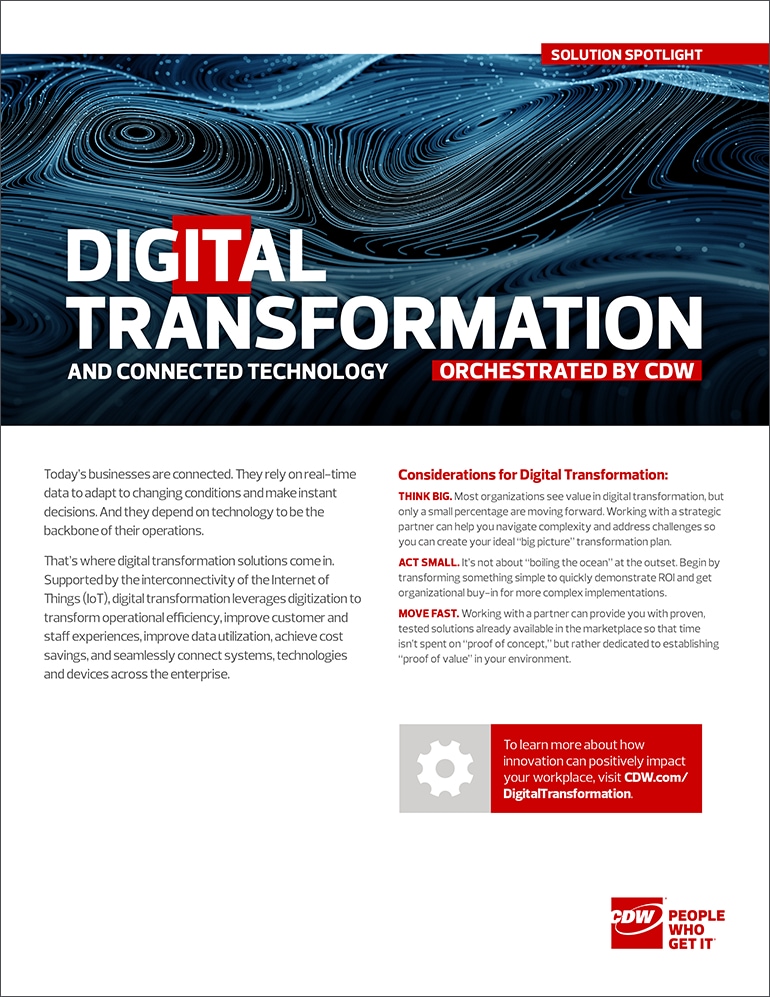 Preview of Digital Transformation Solution Spotlight