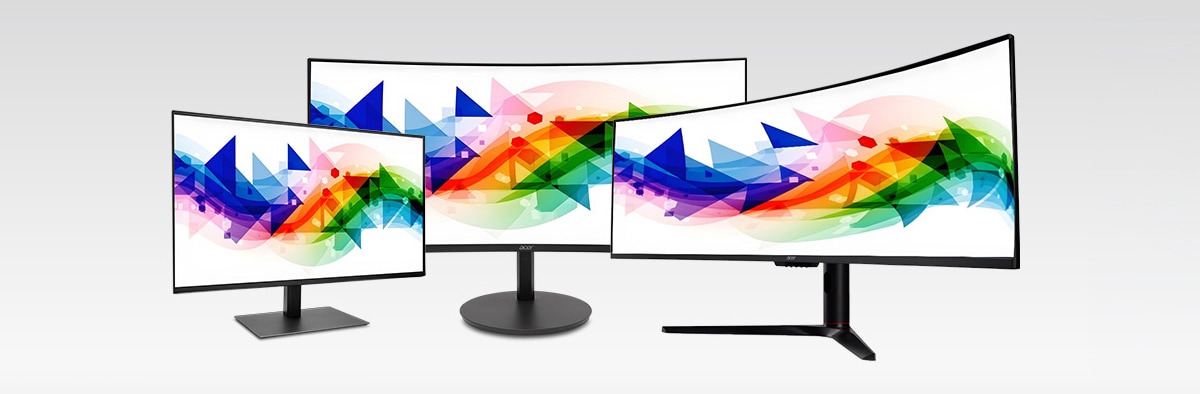 Acer displays and monitors.