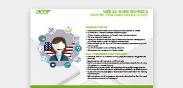 PDF OPENS IN A NEW WINDOW: read Acer U.S.-Based Services & Support Program for Enterprise white paper