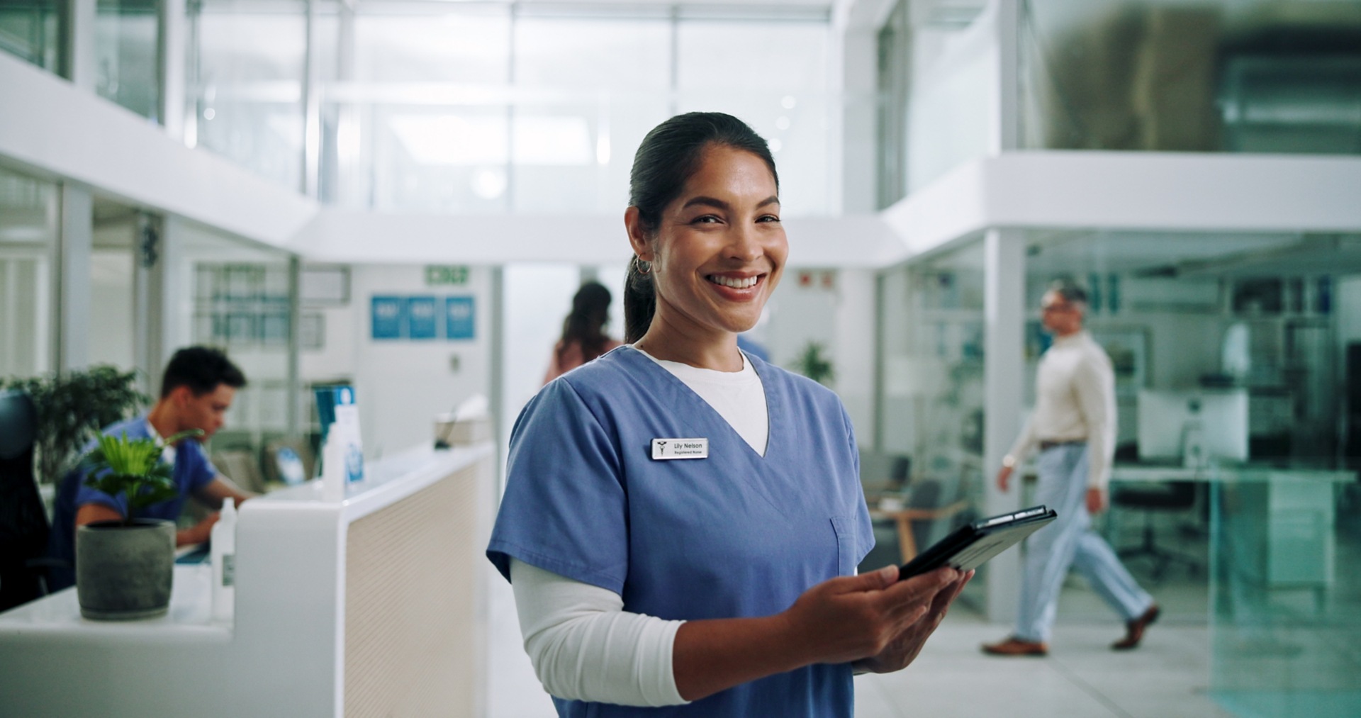 Yourng Woman Using Adobe Learn Hub on Laptop