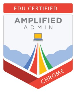 Amplified Admin Chrome Specialist Badge icon