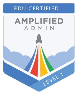 Amplified Admin Certification Level 1 Badge icon