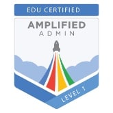 Amplified Admin Certification Level 1 Badge icon