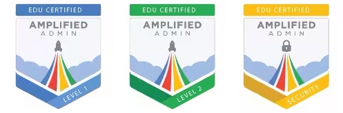 Amplified Admin Certification Level 1 Badge icon