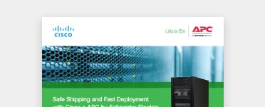 APC and Cisco all-in-one physical infrastructure solution brief