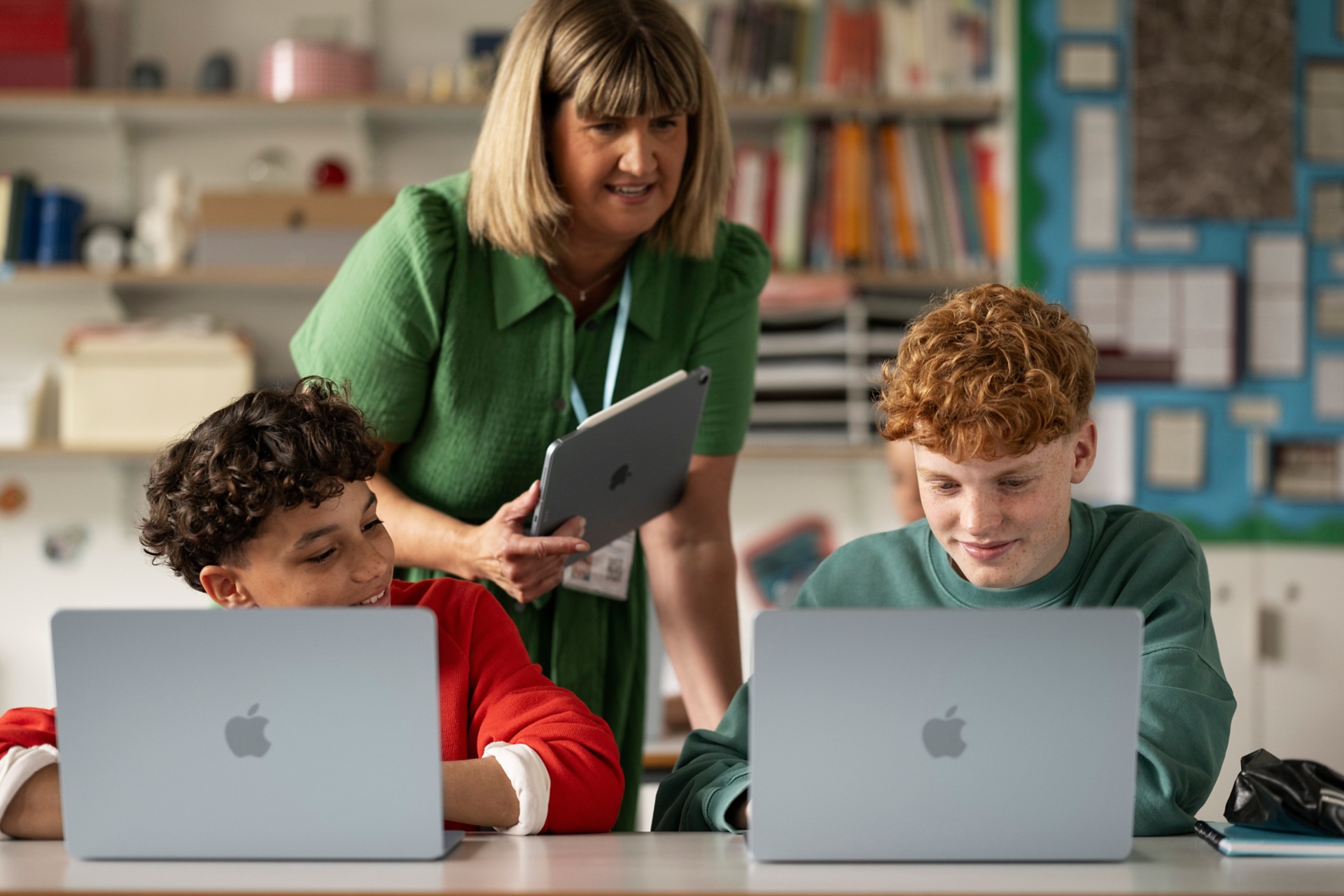 kids on laptops