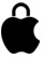 Apple Security padlock icon