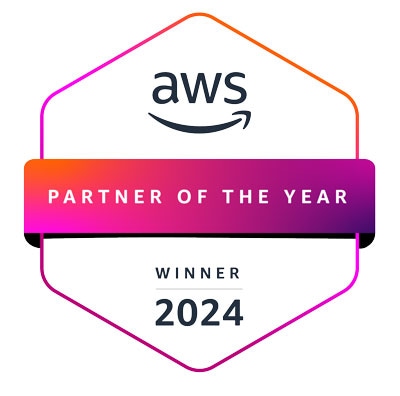 AWS Parter of the Year Winner 2024 Badge