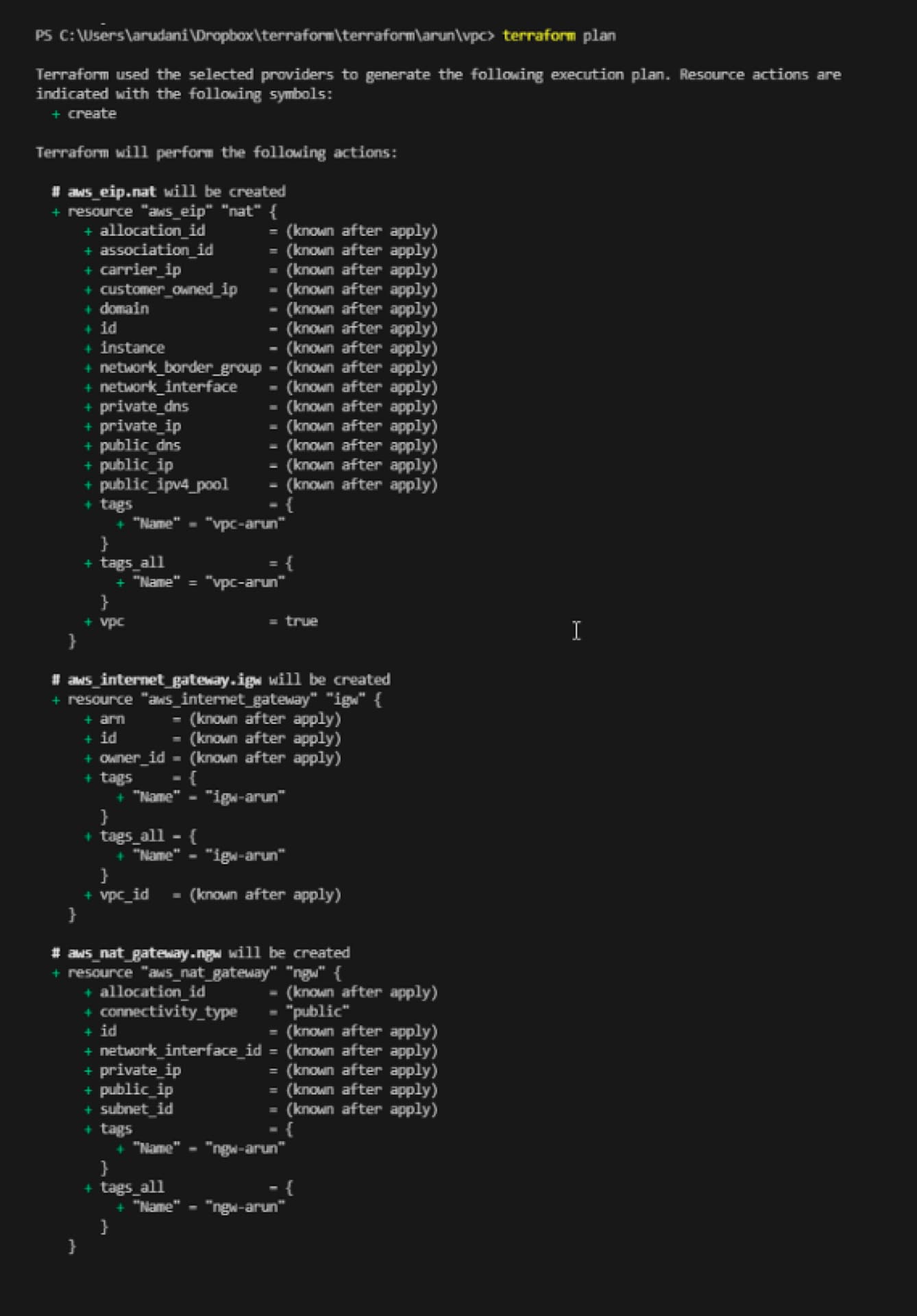 Aws Vpc Example Terraform