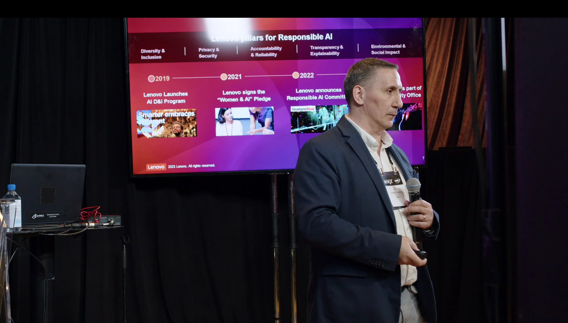 Angelo Parisi, Sales Engineer Director - Technical Sales, Lenovo, presented a host of AI infrastructure solutions in a session at CDW’s 2024 Business Technology Expo (BTEX). 