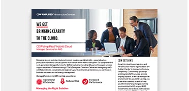 Read about CDW Managed Services and Amplified Services for AWS