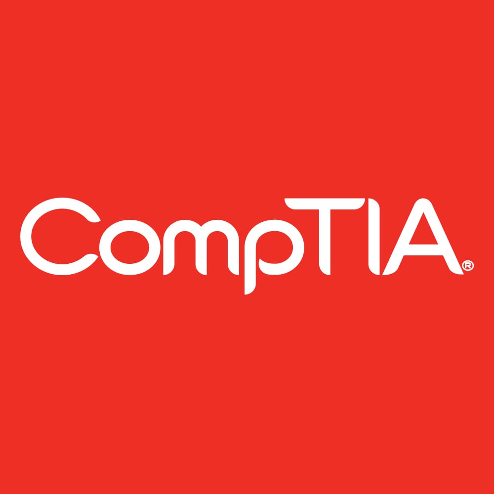CompTIA Red and White Logo