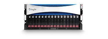 A hybrid flash array