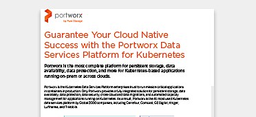 Read the data sheet on the Kubernetes data services platform