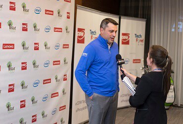 Matthew Troka gives interview at CDW Tech Fore! launch