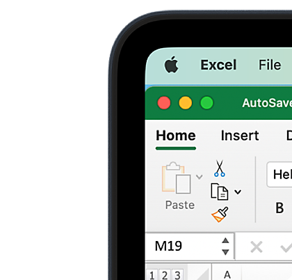 Excel on Mac
