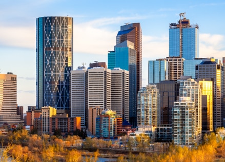 Photo de la silhouette de Calgary