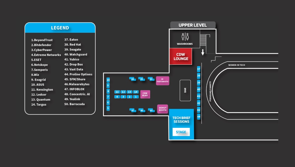 BTEX Upper level floorplan