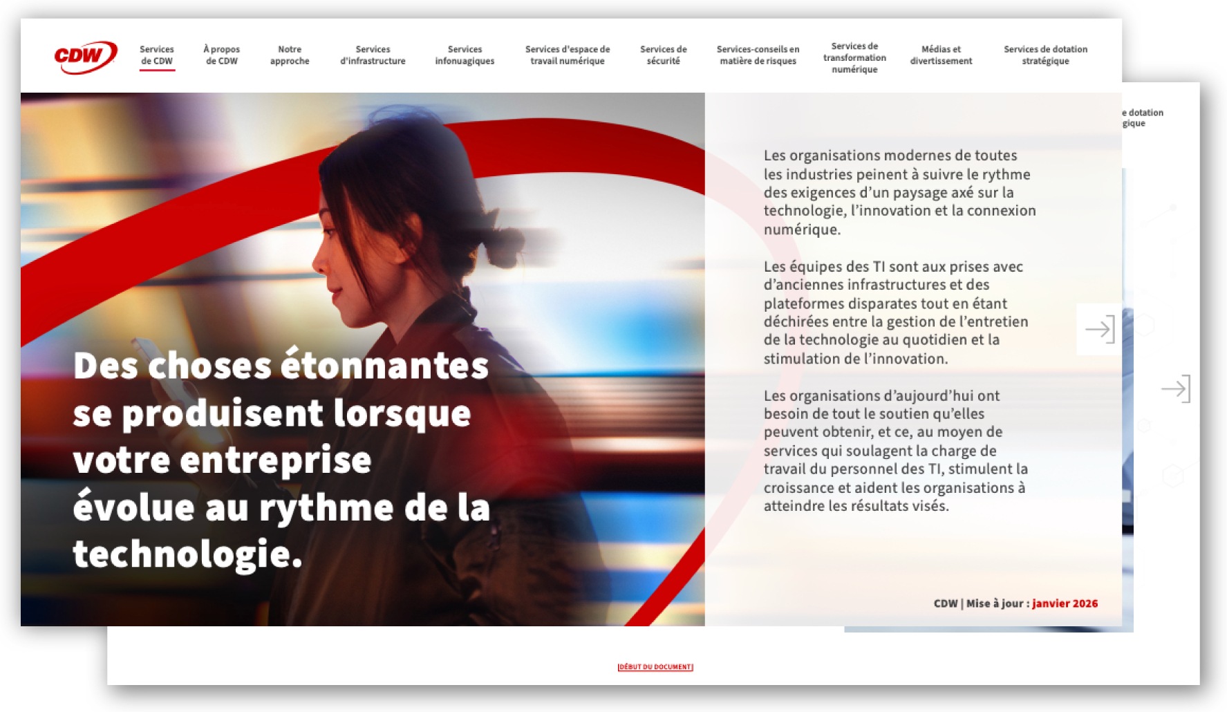 CDW Canada IT Services Catalogue