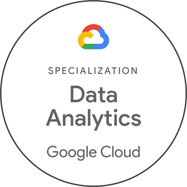 Google Cloud Specialization - Data Analytics
