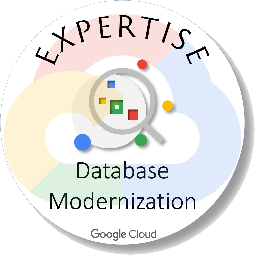 Google Cloud Expertise Database Modernization