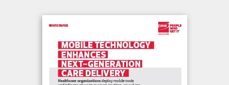 Preview image of the White Paper- Mobile Technology Enhances Next-Generation Patient Care