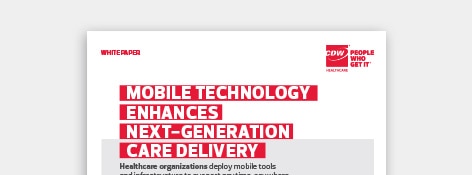 Preview image of the White Paper- Mobile Technology Enhances Next-Generation Patient Care