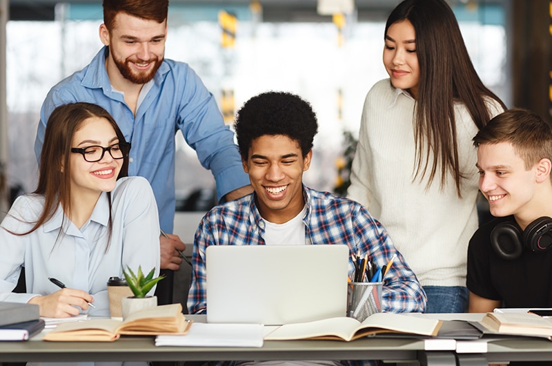 Students securely using their campus network thanks to CDW.