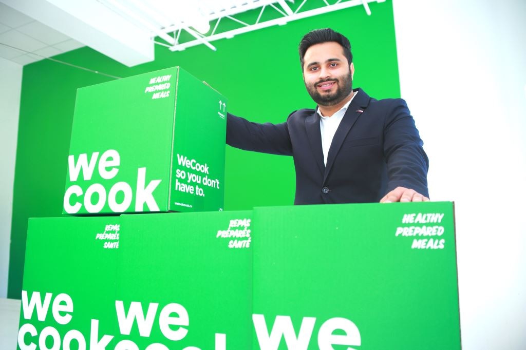 Wecook and CDW promotional images.