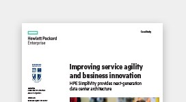 HPE SimpliVity hyperconverged infrastructure case study