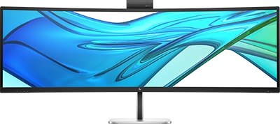 HP wide monitor.