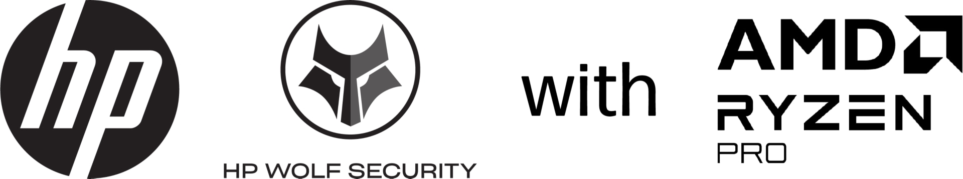 HP with AMD logo