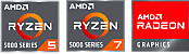 Powered AMD Ryzen processors