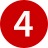Icon Circle Number 4
