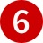 Icon Circle Number 6