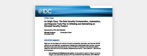 PDF OPENS IN NEW WINDOW: Read the report on Cortex XSOAR