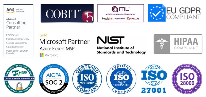 Infrastructure Certification Logos